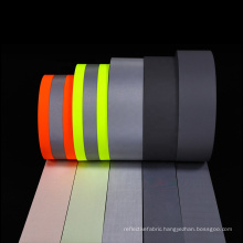 Hi vis bulk elastic reflective polyester fabric tape
